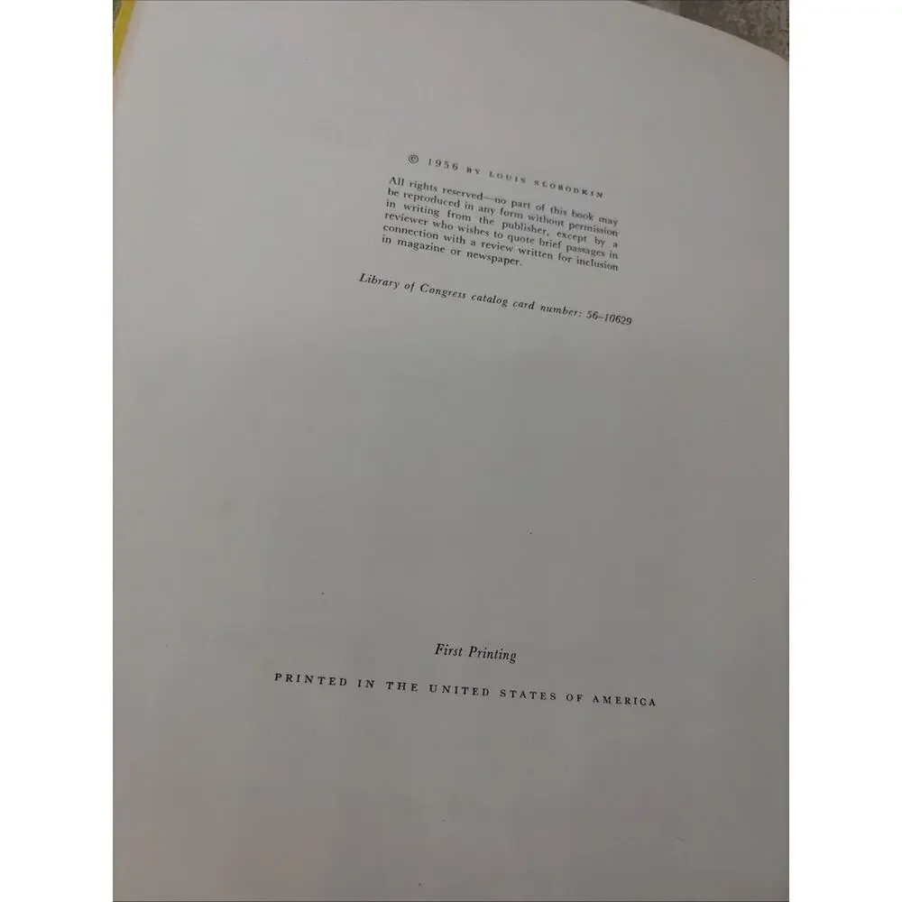 Louis Slobodkin / The Little Mermaid Who Could Not Sing 1st Edition 1956